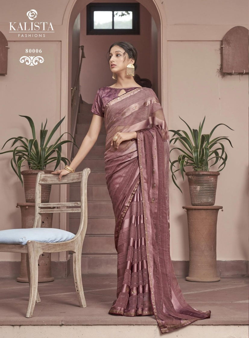 Trisha By Kalista Party Wear Sarees Catalog
